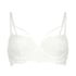 Isabella Non-Padded Underwired Longline Bra, White