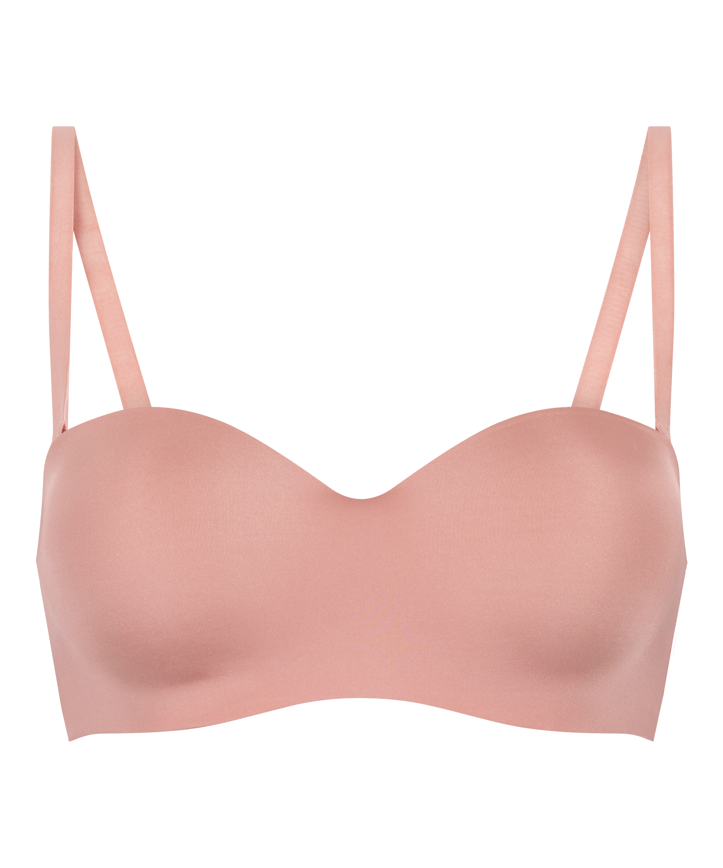 Smooth Padded Underwired Strapless Push-Up Bra, Pink, main