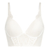 Jolie Padded Push-up Longline Underwired Bra, White