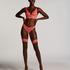 Stay Ups 15 Denier Lace, Pink