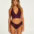 Heira High Leg Brazilian, Purple