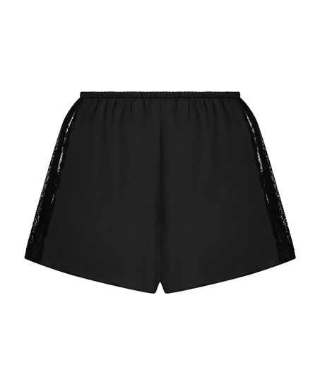 Pyjama Shorts Satin Marcela, Black