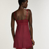 Grafic jersey lace slip dress, Purple