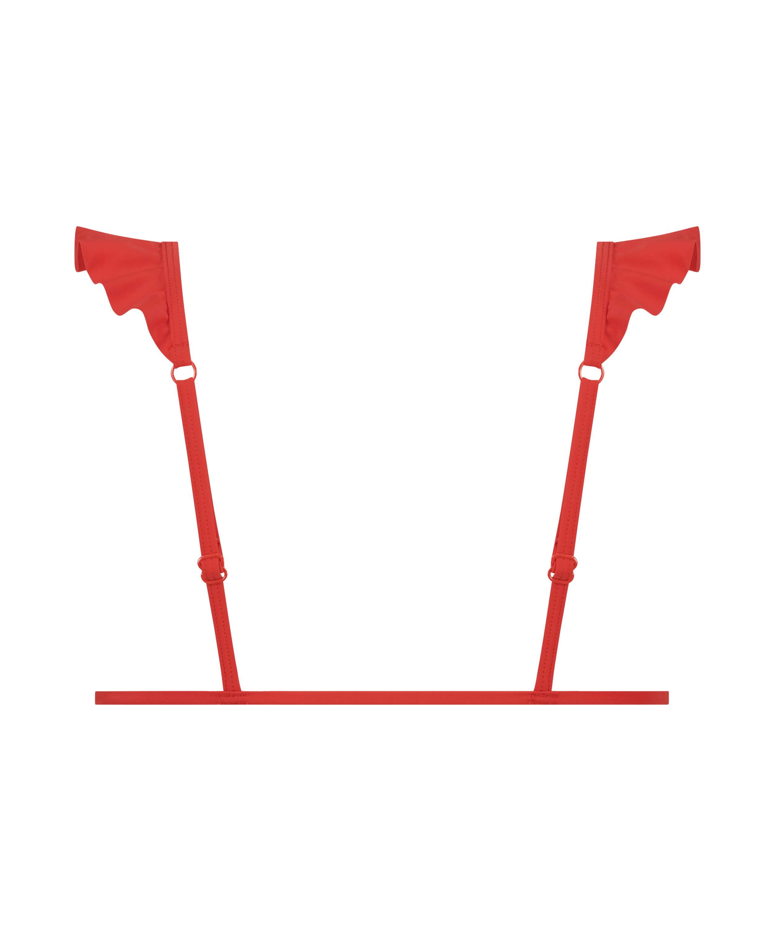 Sardinia triangle bikini top, Red, main