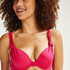 Luxe padded push-up bikini top Cup A - E, Pink