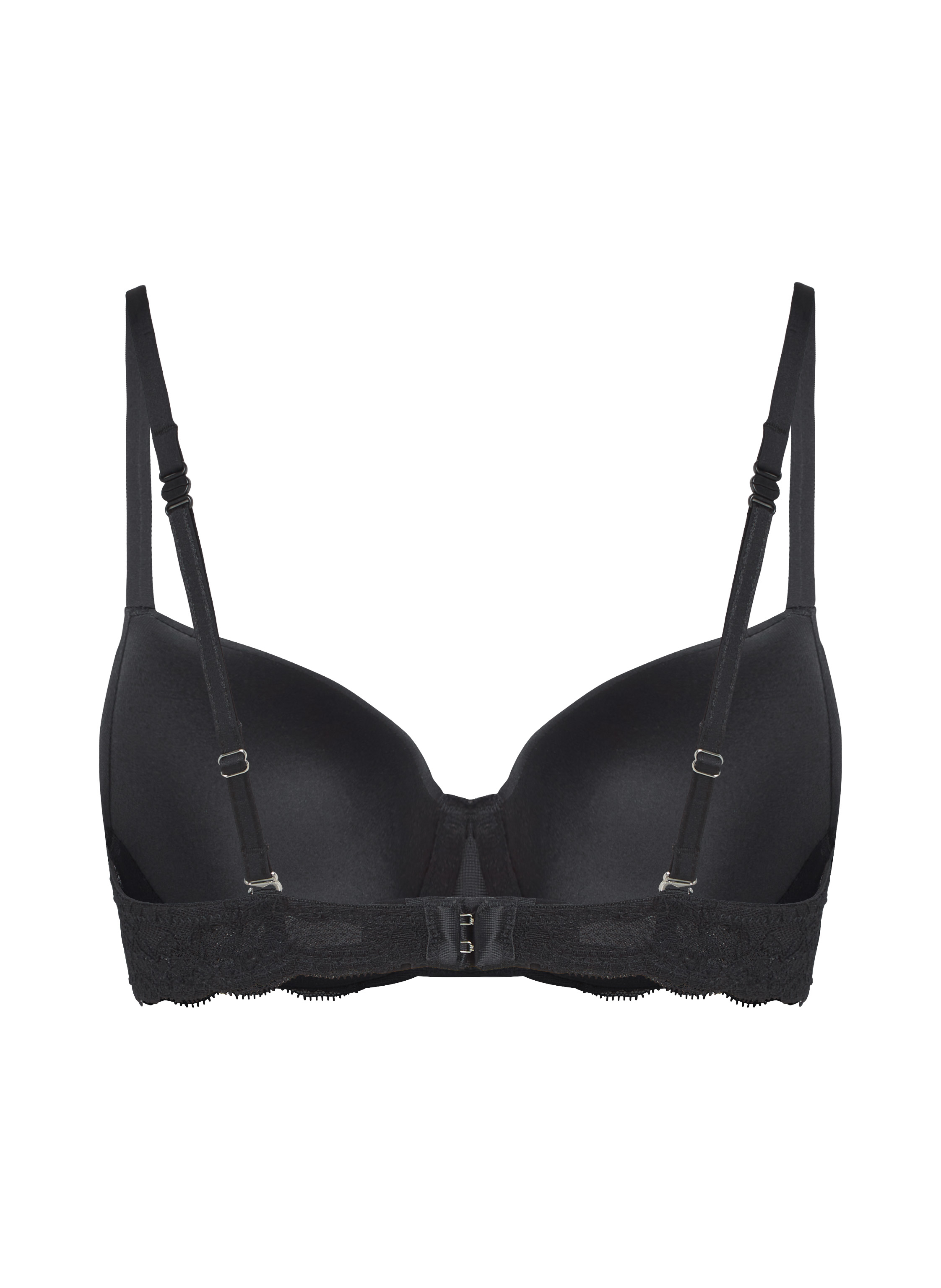 Angie Padded Underwired Bra, Black, main