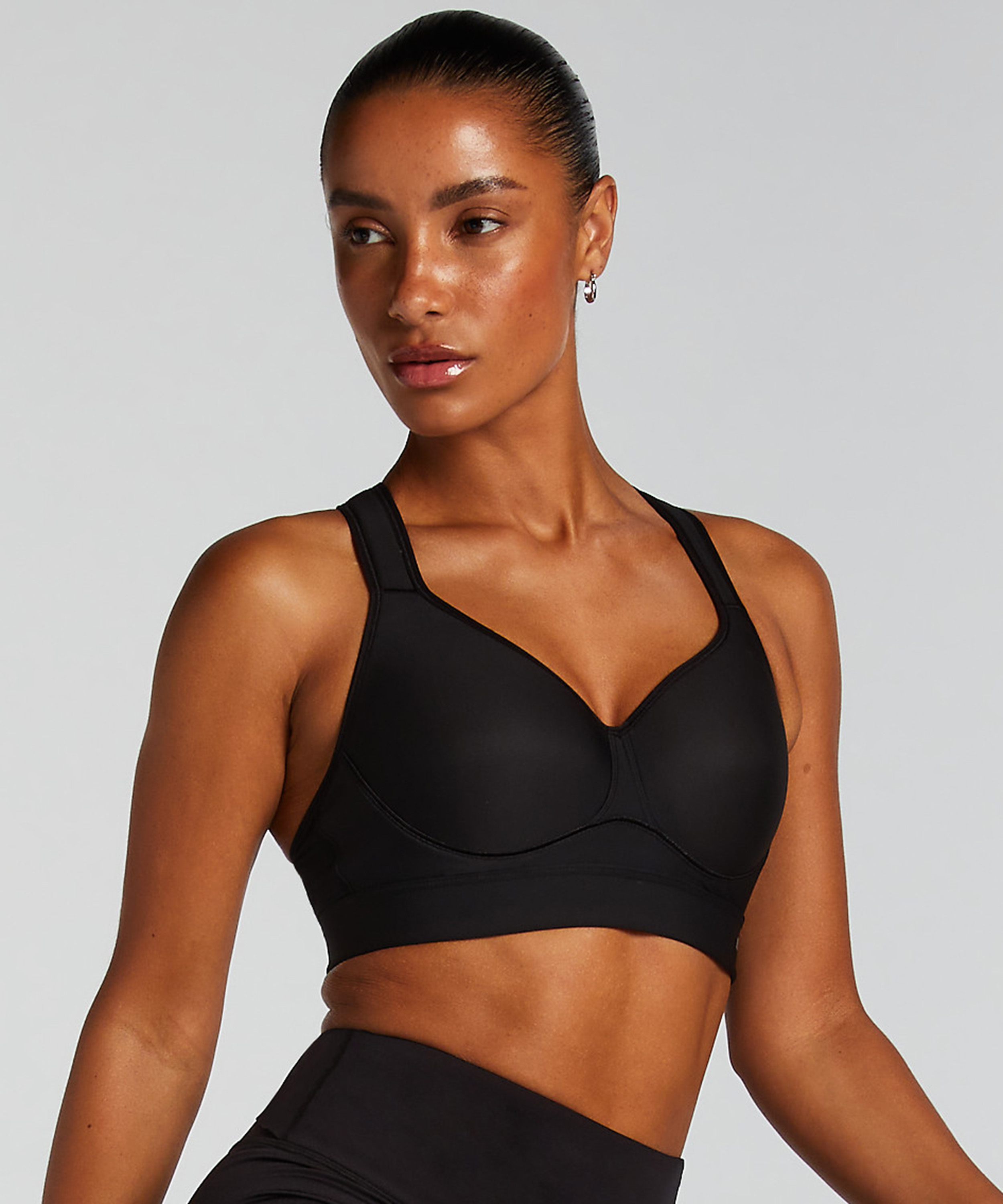 HKMX Sports bra The All Star Level 2, Black, main