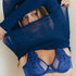Grace Non-Padded Underwired Bra, Blue