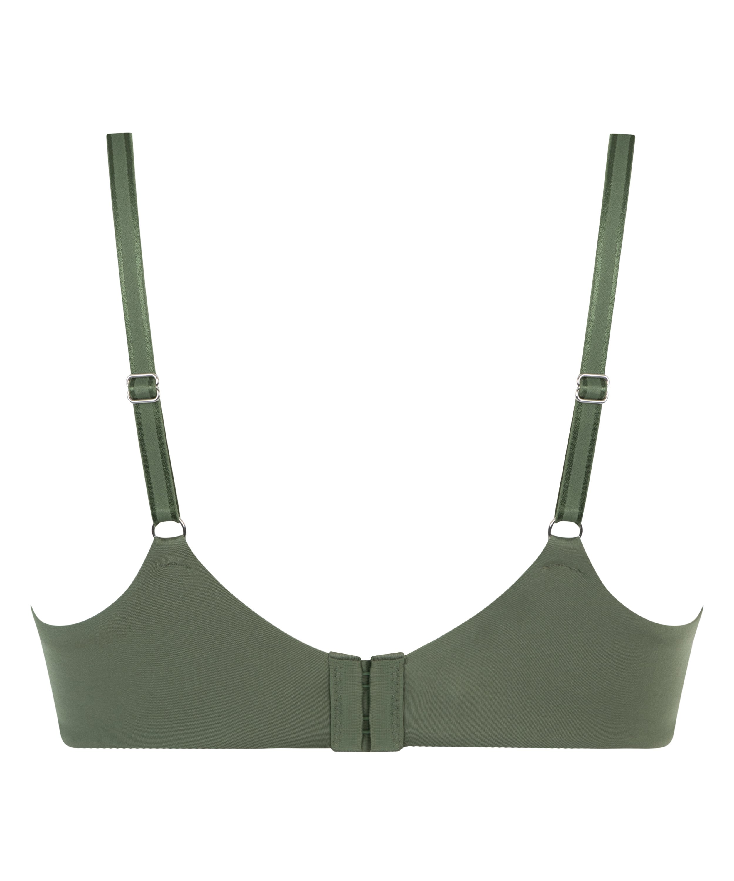 Mona padded non-underwired bra, Green, main