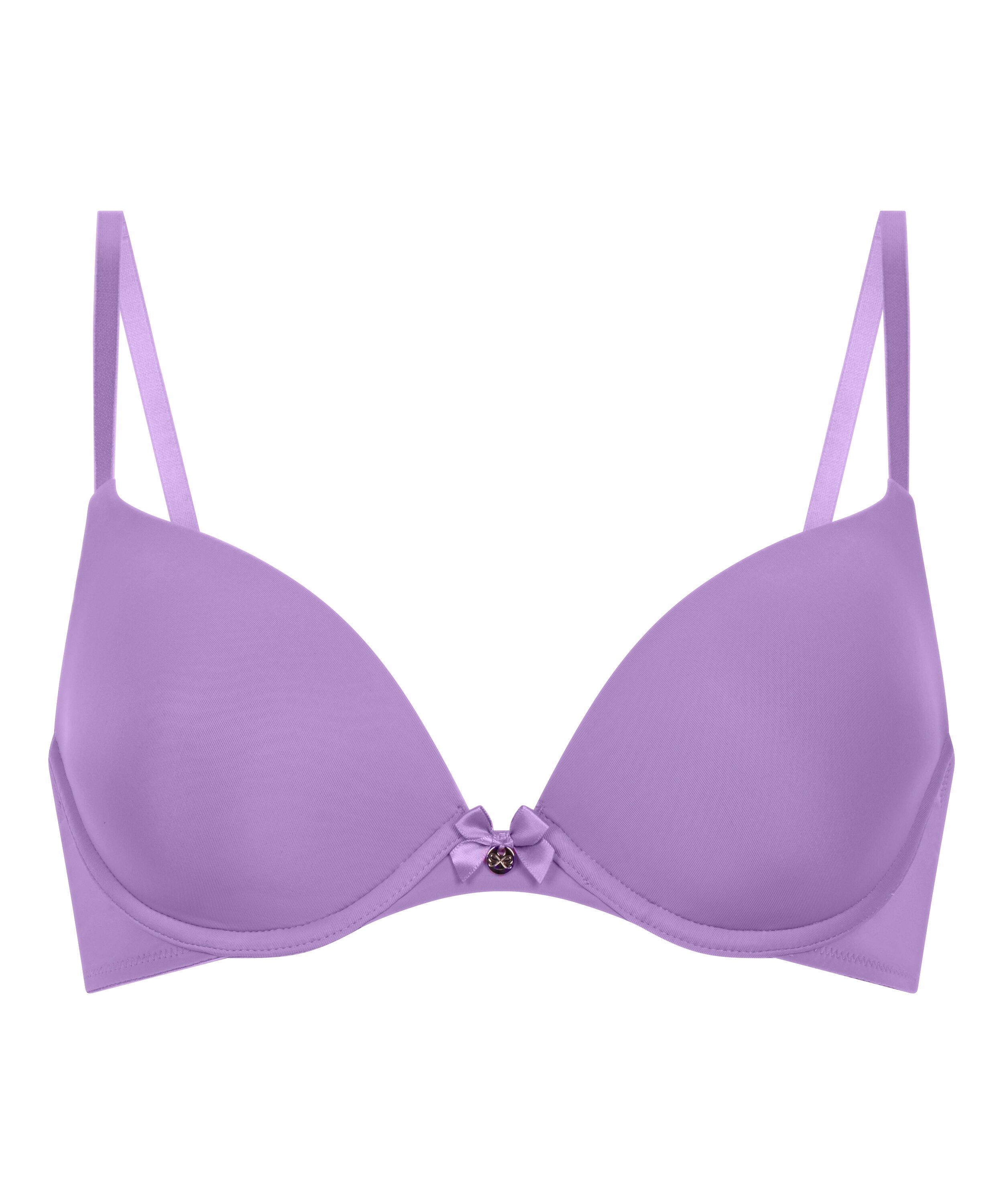 Plunge Padded Underwired Bra, Purple