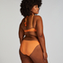 Scallop Lurex Rio Bikini Bottoms, Orange