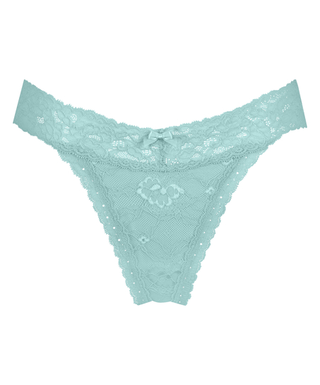 Madison Extra Low Thong, Blue