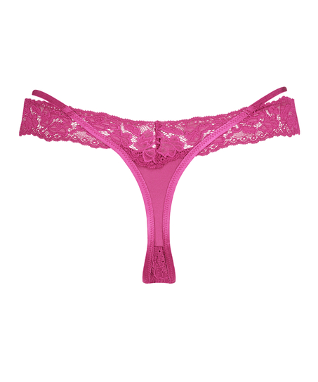 Elliena Extra Low V Thong, Pink