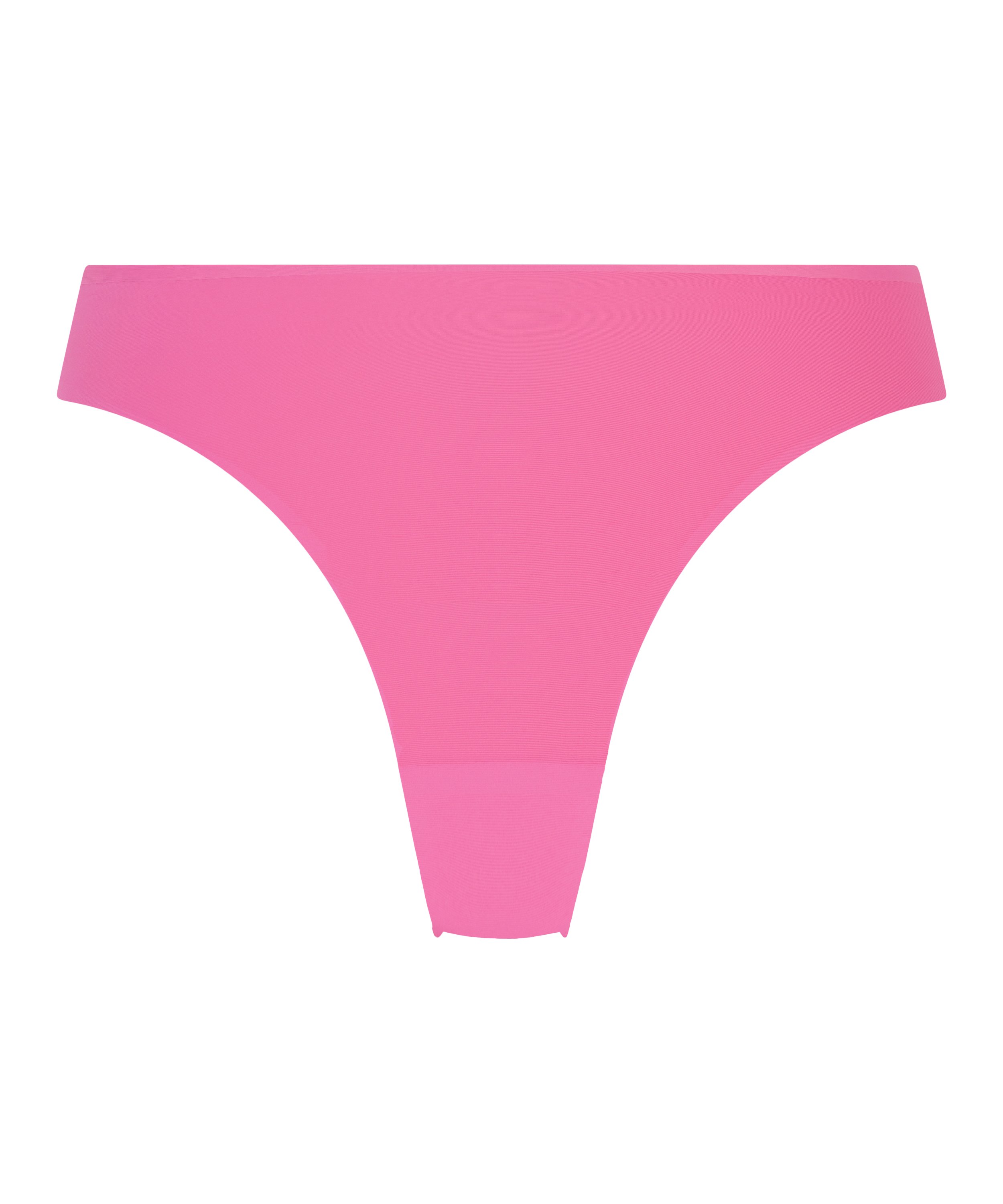 Lace Back Invisible Thong, Pink, main