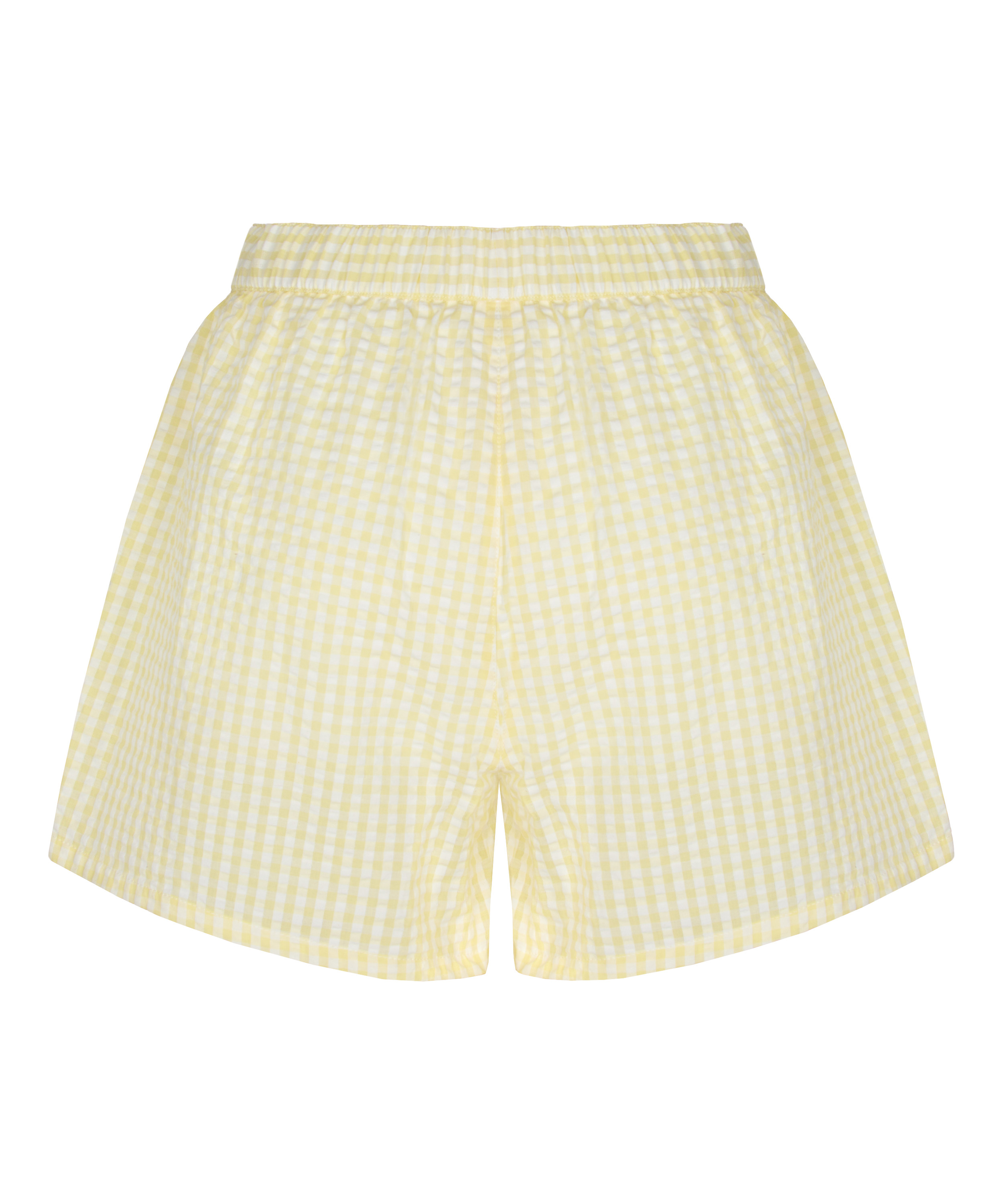 Pyjama Short Seersucker, Yellow, main