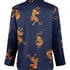 Satin Long-Sleeved Jacket, Blue