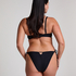Luna Cheeky Bikini Bottom, Black