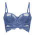 Daan Non-Padded Longline Underwired Bra, Blue
