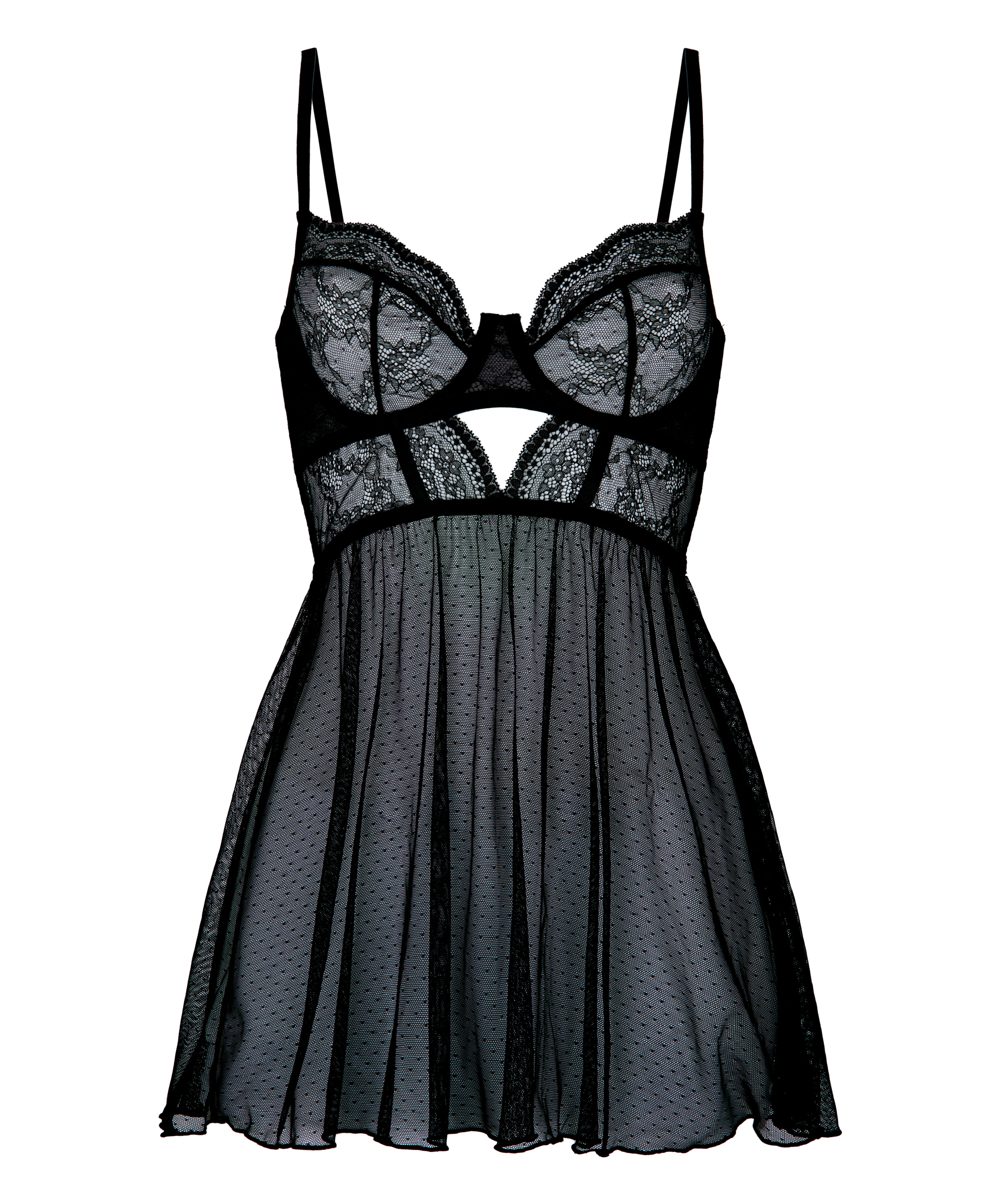 Isabelle Babydoll, Black, main