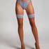 Stay Ups 15 Denier Lace, Blue