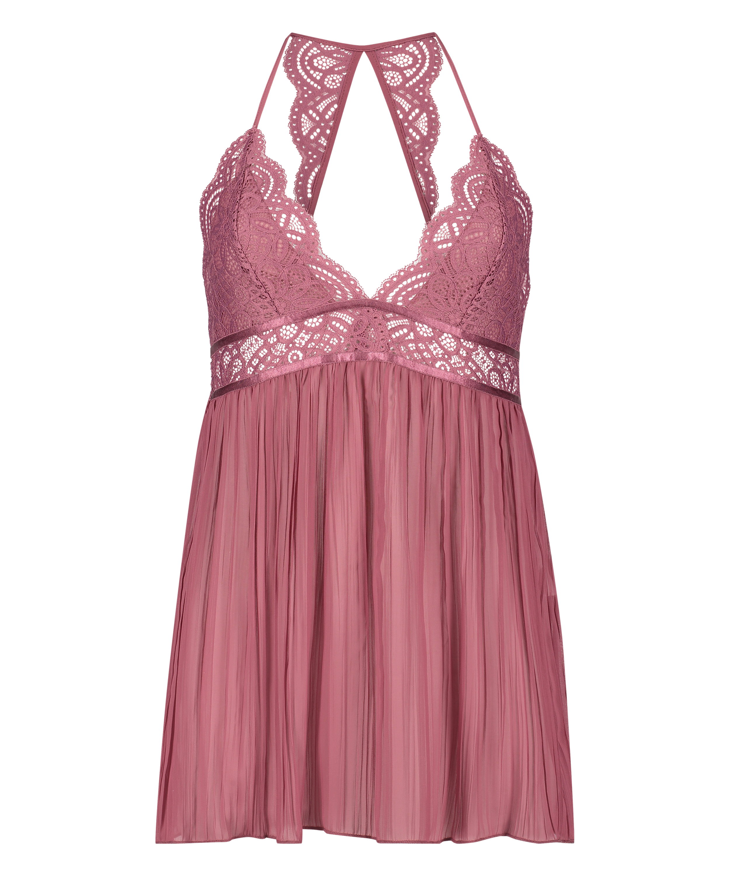 Chiffon babydoll, Red, main