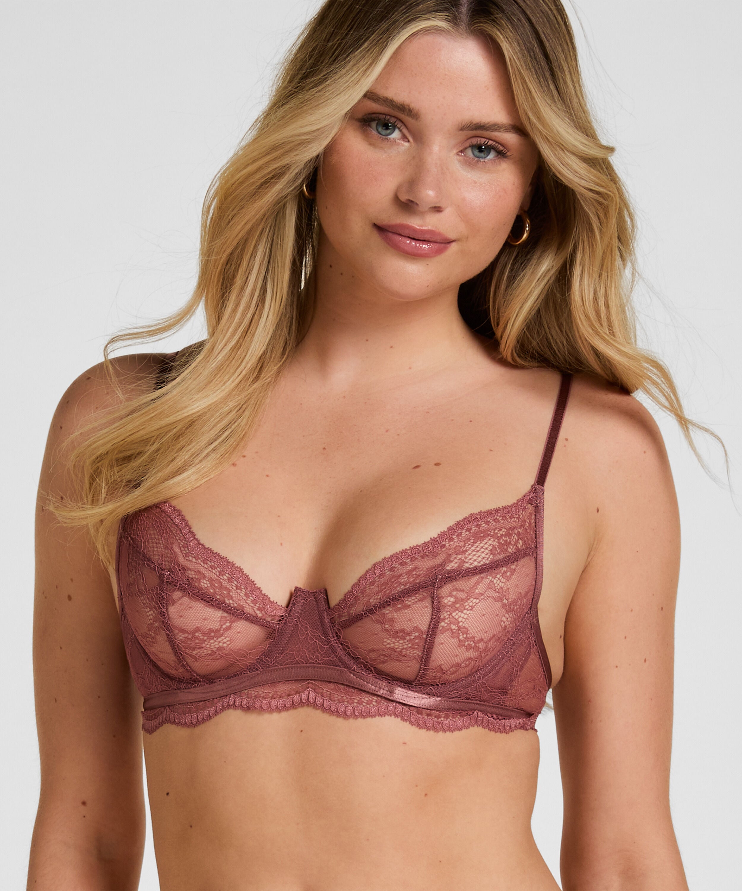 Isabelle Non-Padded Underwired Bra, Pink