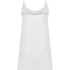 Pointelle Slipdress, Gray