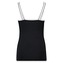 Seamless spaghetti top, Black