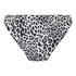 Highleg Bikini Bottom Leopard, Black