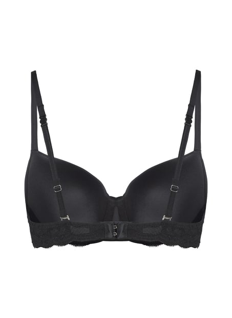 Angie Padded Underwired Bra, Black