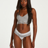 Cotton boxer thong, Gray