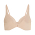 Mesh non-padded underwired bra, Beige