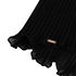 Plisse Lace Cami, Black