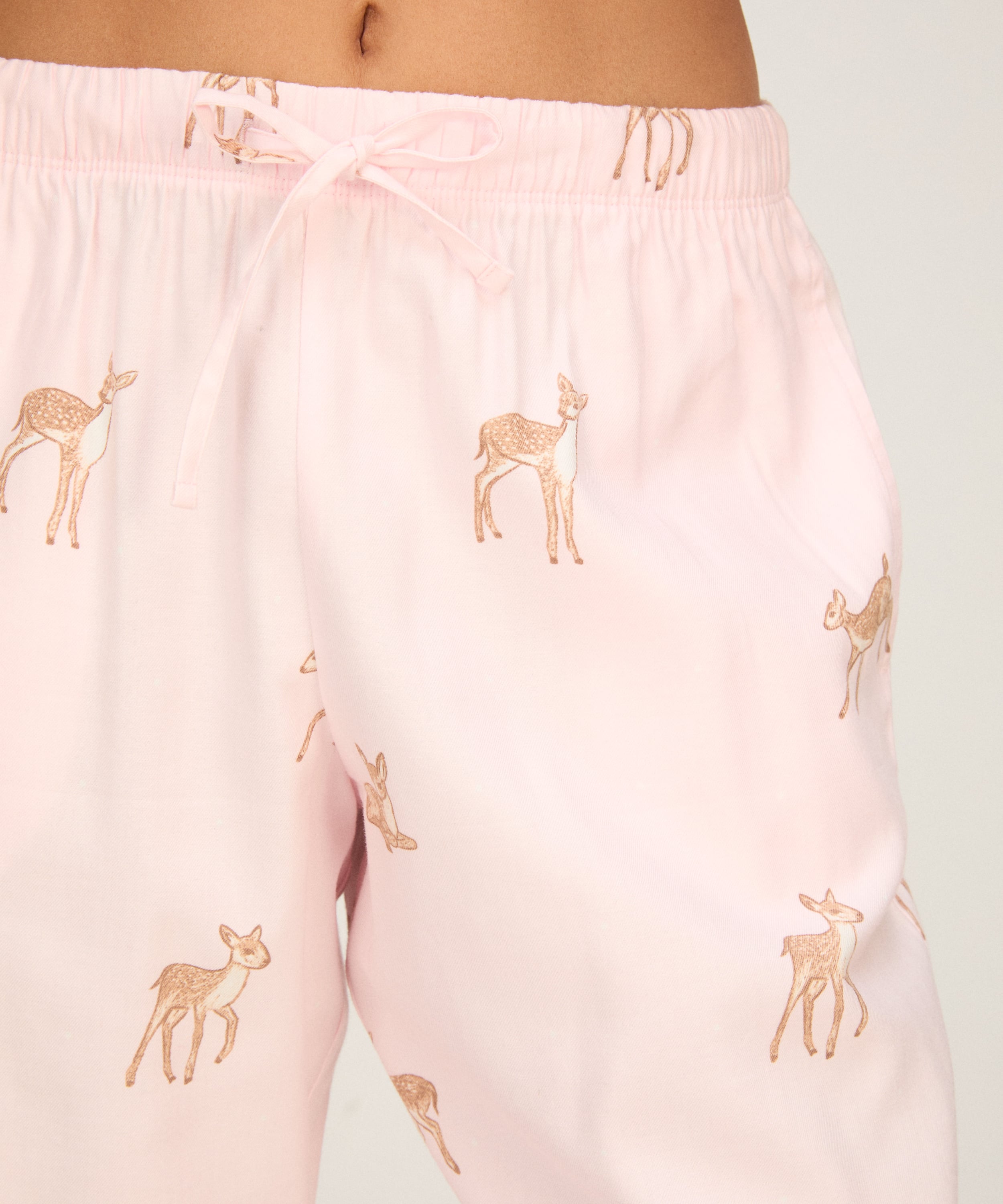 Pant Woven Deer, Pink, main