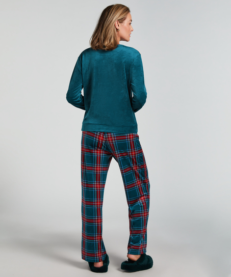 Pyjamaset with Bag, Blue