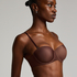 Jane Padded Strapless Underwired Bra, Brown
