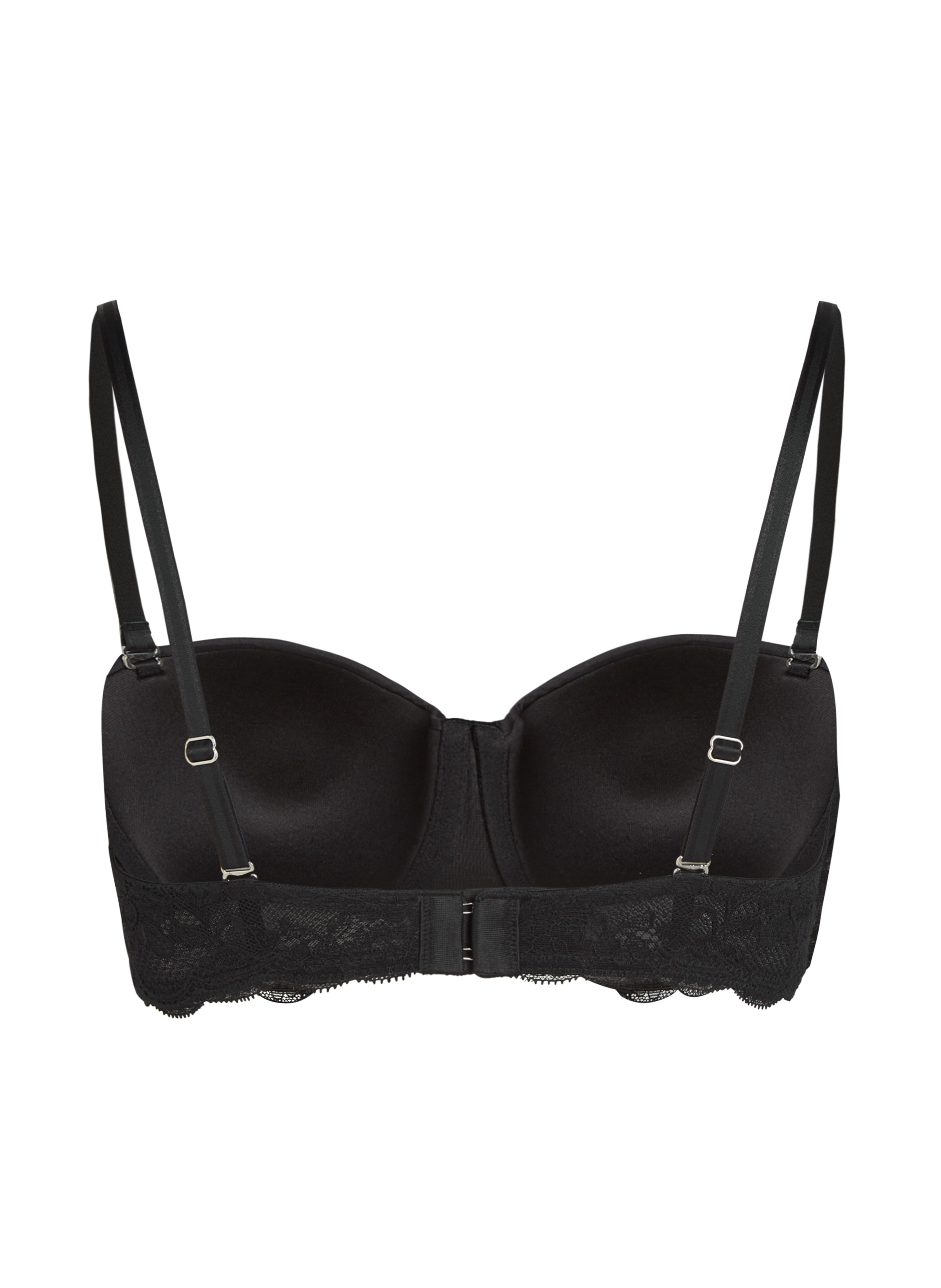 Angie Padded Strapless Underwired Bra, Black, main