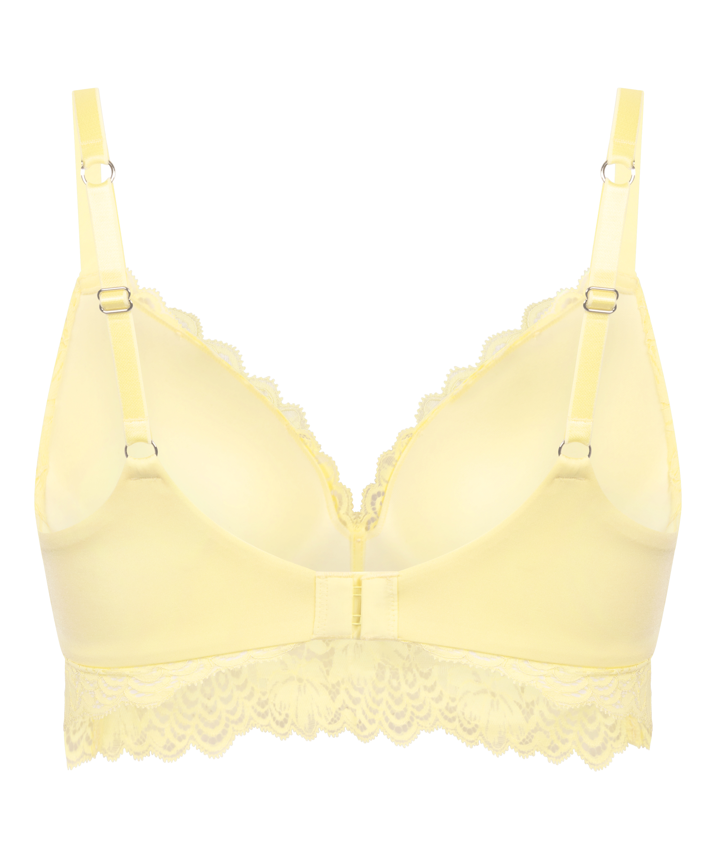 Andrea Padded Non-Wired Bra, Yellow, main