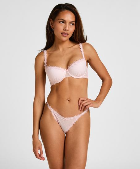 Padded Underwired Bra Eleanora, Pink
