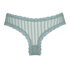 V-shaped Brazilian knickers mesh, Blue