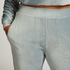 Velour rib jogging bottoms, Blue