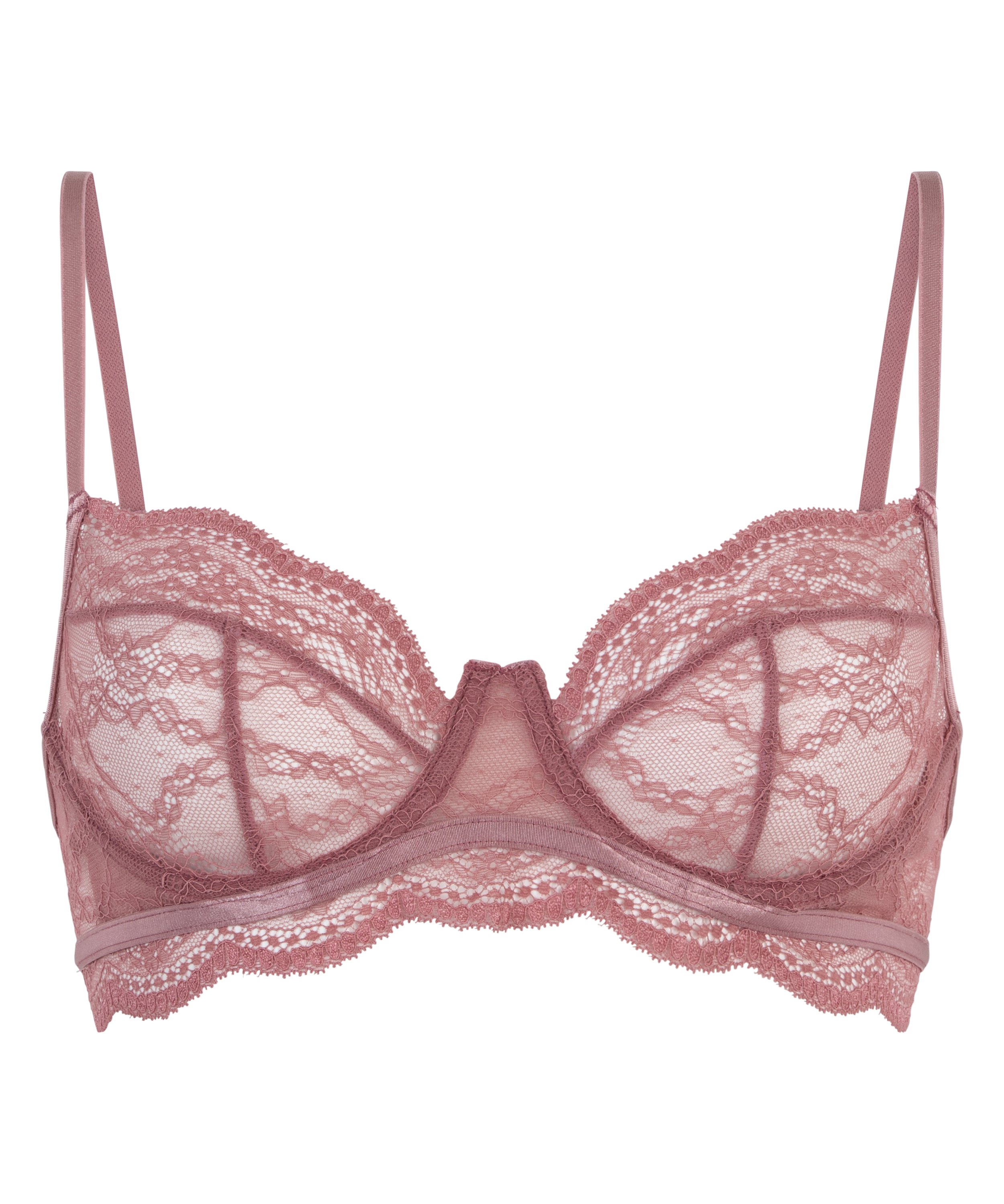 Isabelle Non-Padded Underwired Bra, Pink, main