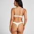 Highleg Thong Britt, White