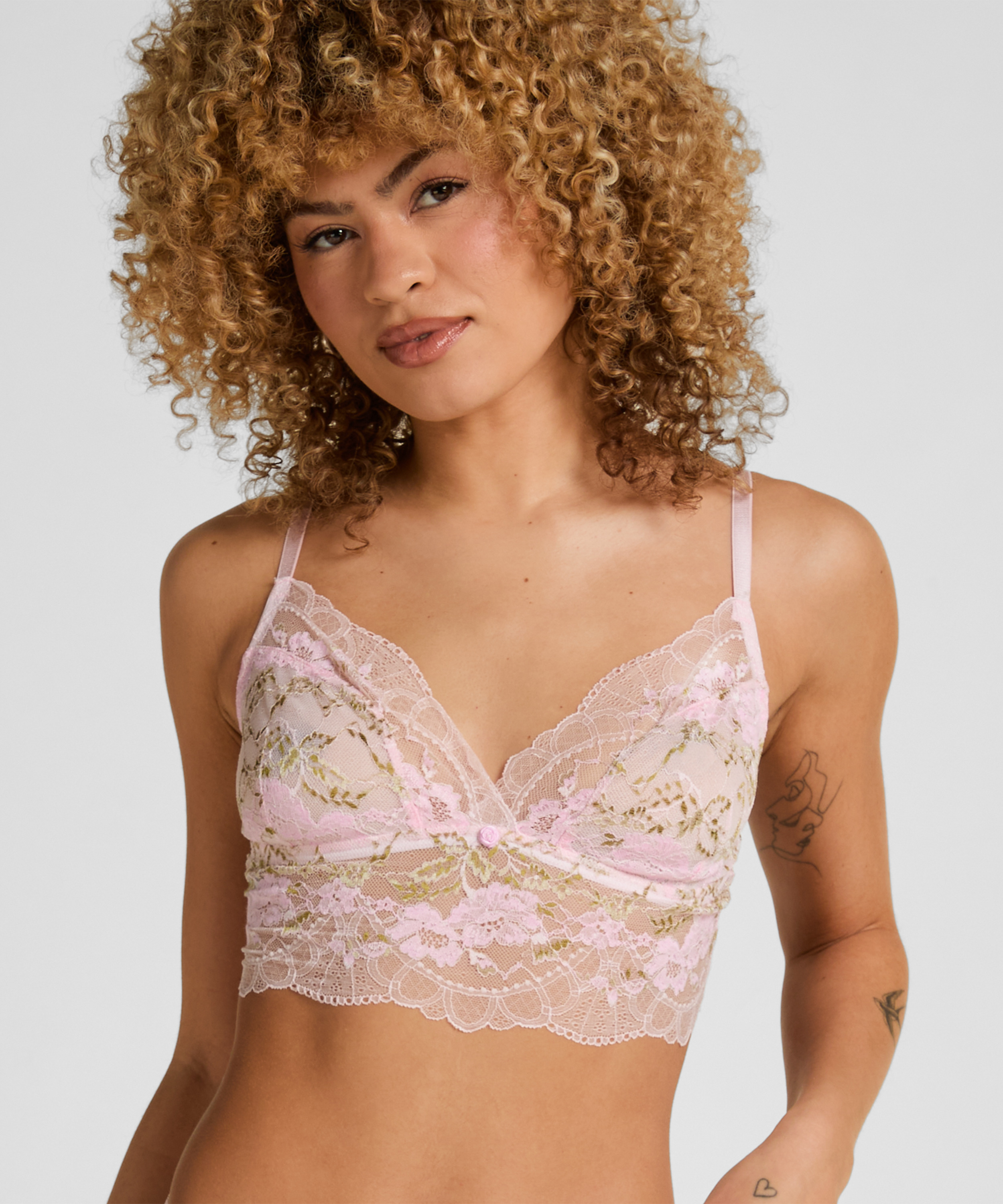 Miri Bralette, Pink, main