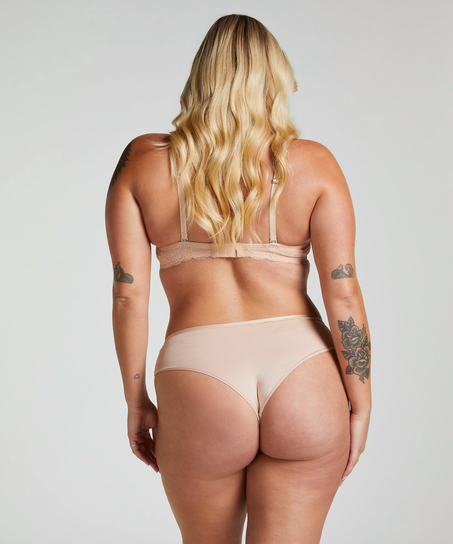 Angie Padded Underwired Bra, Beige