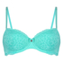 Marine Padded Underwired Bra, Green