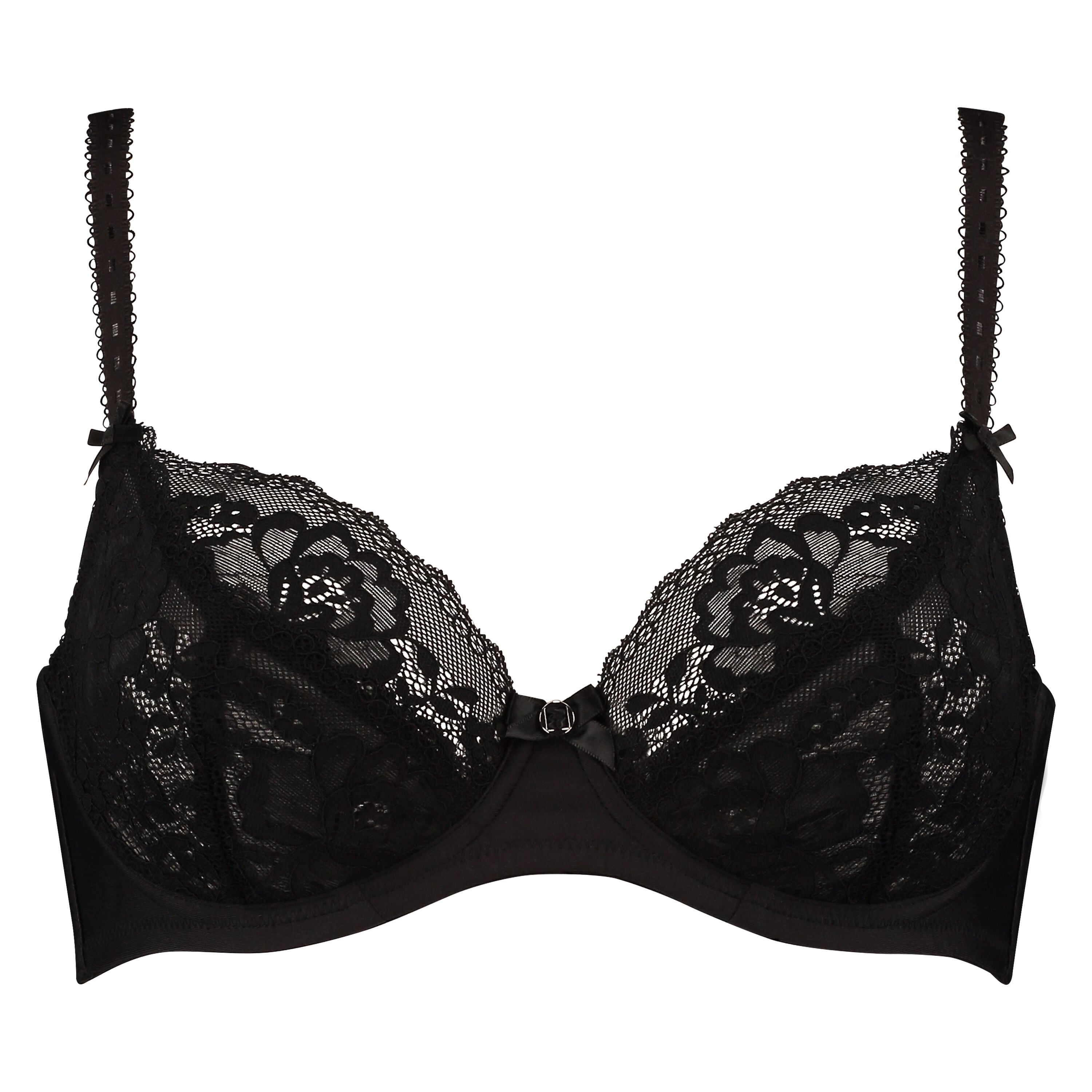 Non-Padded Underwired Bra Maya, Black