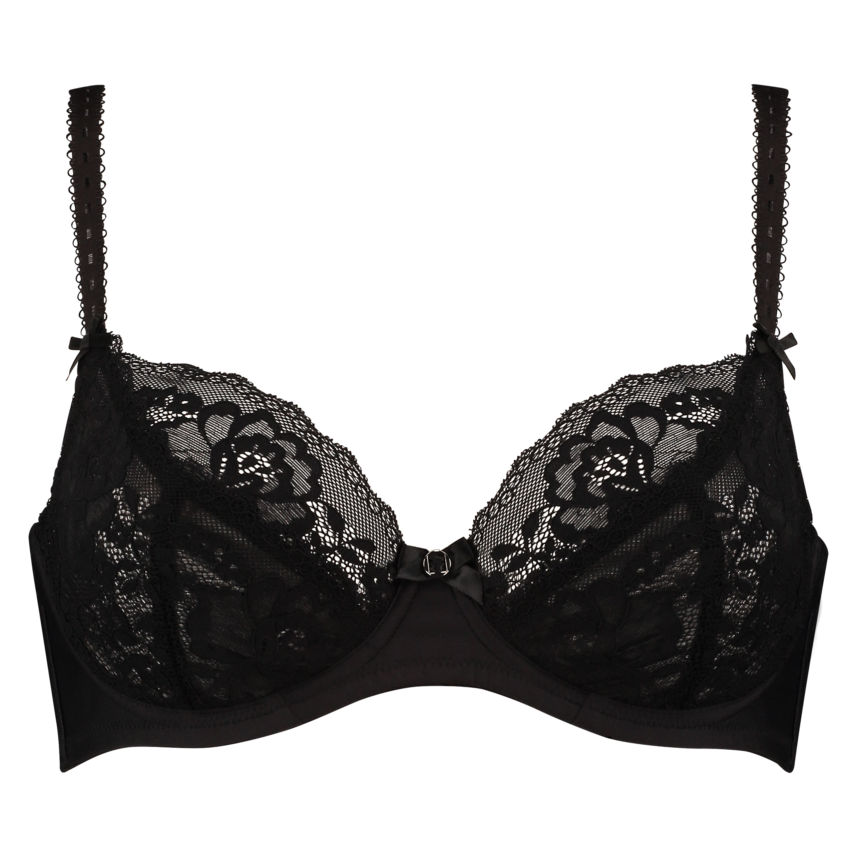 Non-Padded Underwired Bra Maya, Black, main