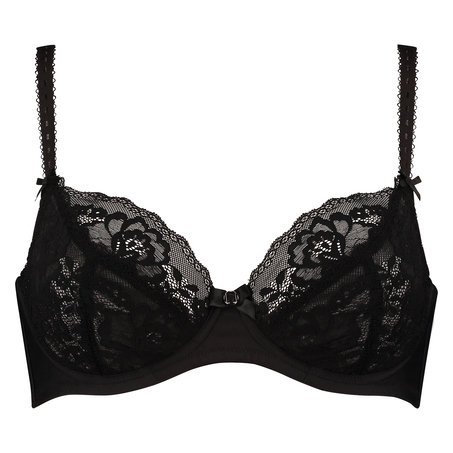 Non-Padded Underwired Bra Maya, Black