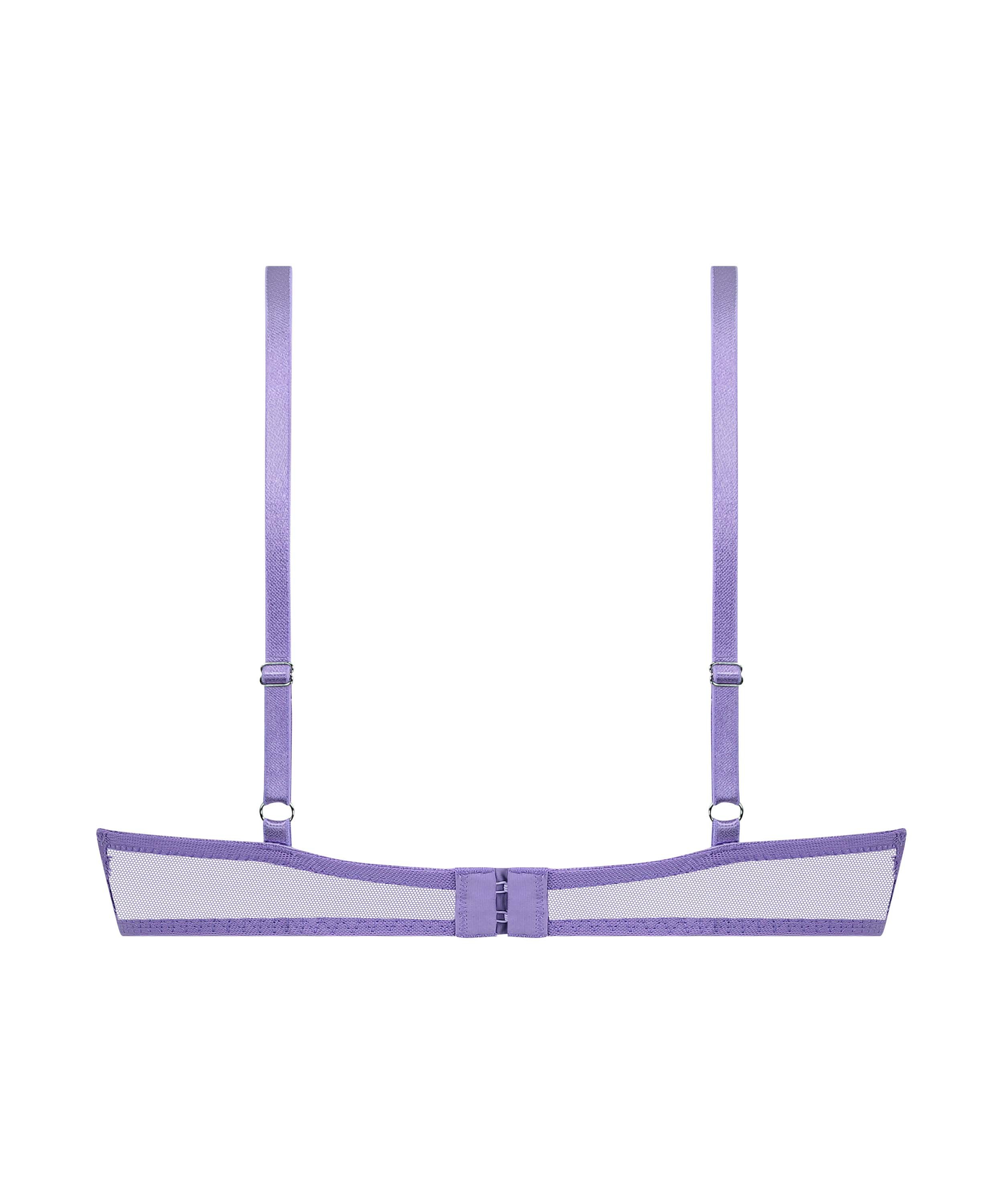 Isabella Padded Push-Up Underwired Bra, Purple, main